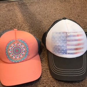 Billiblng and O’Neill trucker hats